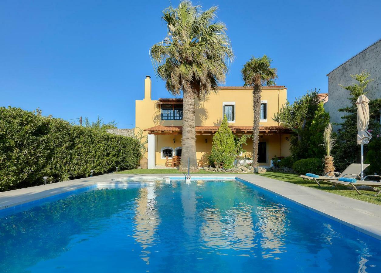 Castello Villa Daphnes - Private Pool & Whirlpool Dhafnes Bagian luar foto