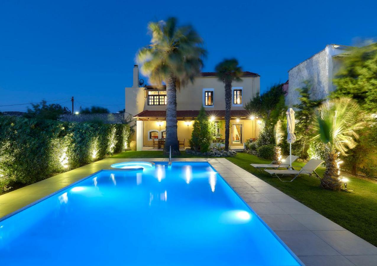 Castello Villa Daphnes - Private Pool & Whirlpool Dhafnes Bagian luar foto